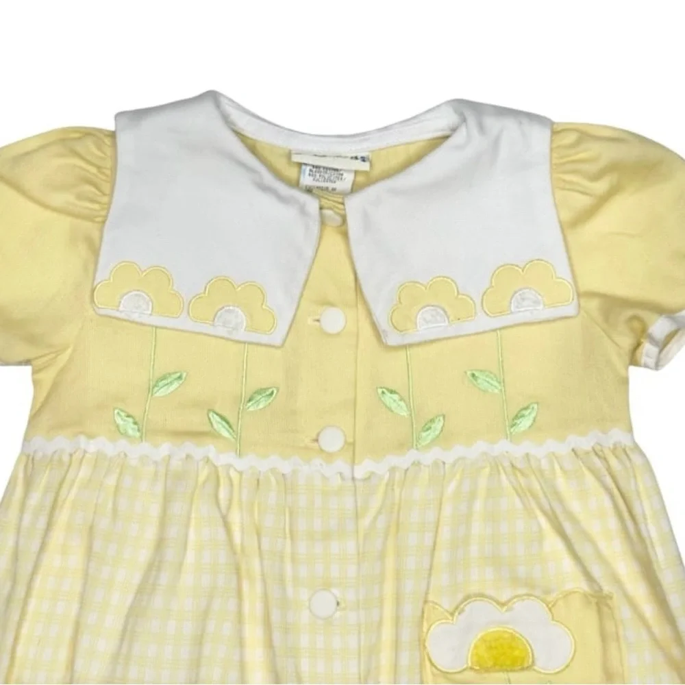 Vintage Baby Togs Flower Romper‎